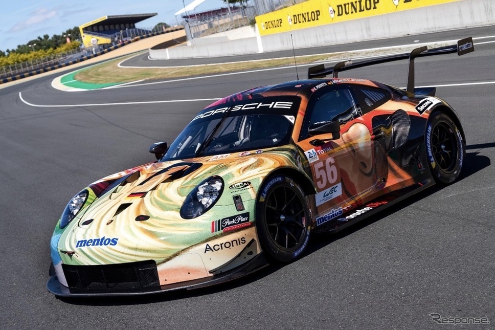 ポルシェのアートカー。ルマン24時間耐久レースに参戦《photo by Porsche》