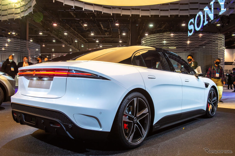 ソニーのEV、VISION-S 01(CES 2022)《Photo by Andrej Sokolow/picture alliance via Getty Images/ゲッティイメージズ》