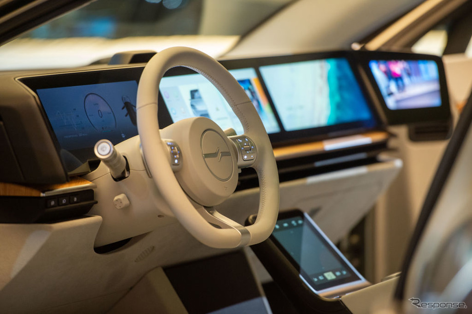 ソニーのEV、VISION-S 02(CES 2022)《Photo by Andrej Sokolow/picture alliance via Getty Images/ゲッティイメージズ》