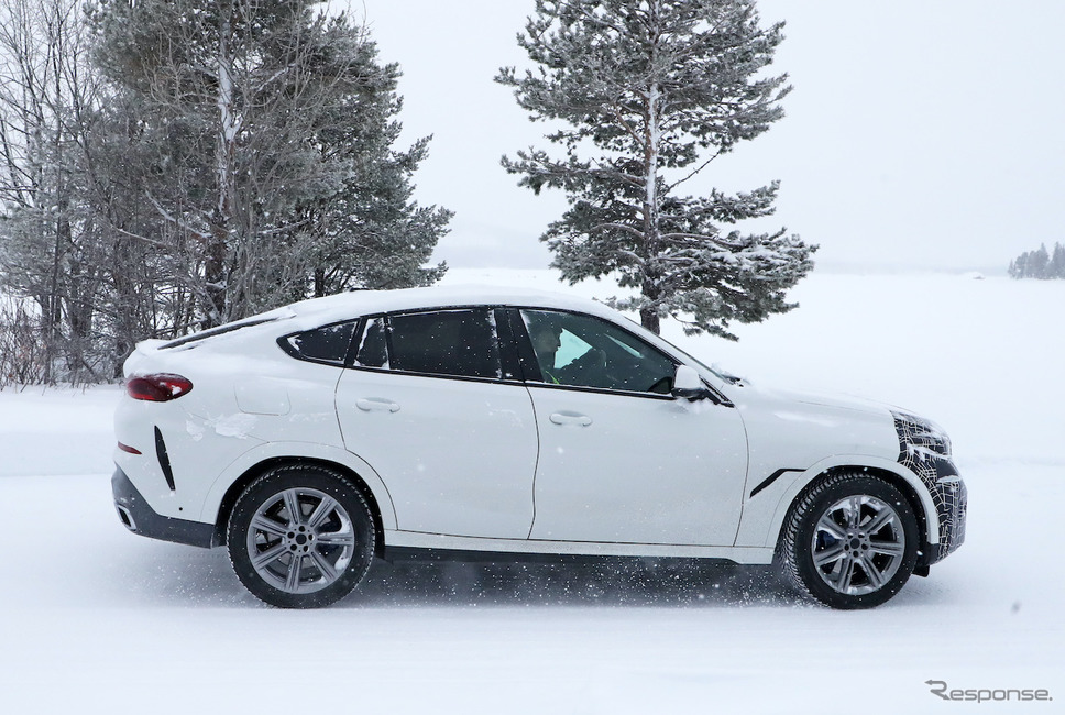 BMW X6 改良新型プロトタイプ スクープ写真《APOLLO NEWS SERVICE》