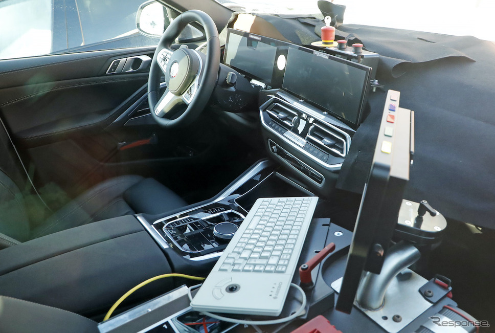 BMW X6 改良新型プロトタイプ スクープ写真《APOLLO NEWS SERVICE》