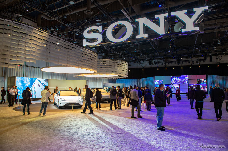 ソニー(CES 2022)《Photo by Andrej Sokolow/picture alliance via Getty Images/ゲッティイメージズ》