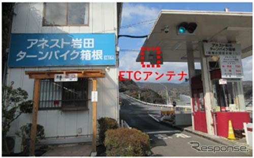 アネスト岩田 ターンパイク箱根 小田原料金所(箱根小田原本線)《写真提供 中日本高速道路》