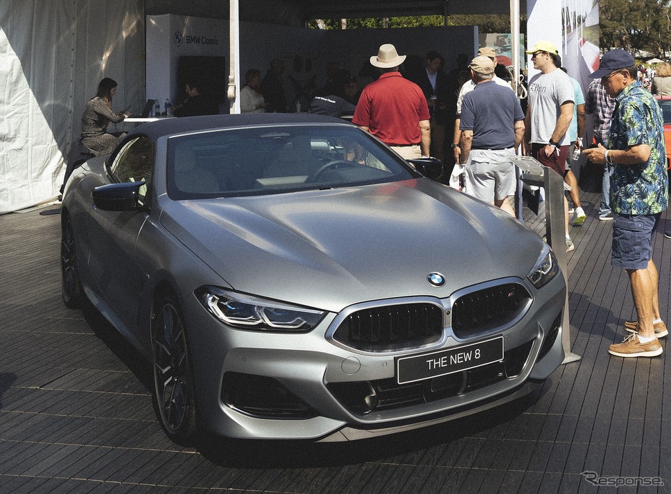BMW 8シリーズ・カブリオレ 改良新型(2022アメリア島コンクール・デレガンス)《photo by BMW》