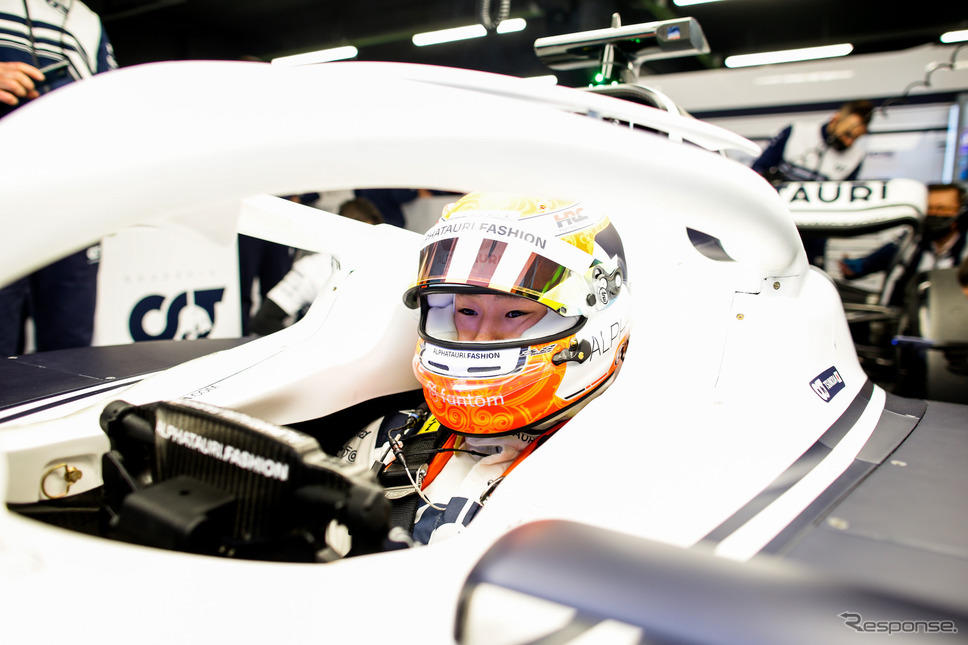 #22 角田裕毅/アルファタウリAT03(2月のバルセロナテスト)《Photo by AlphaTauri / Red Bull》