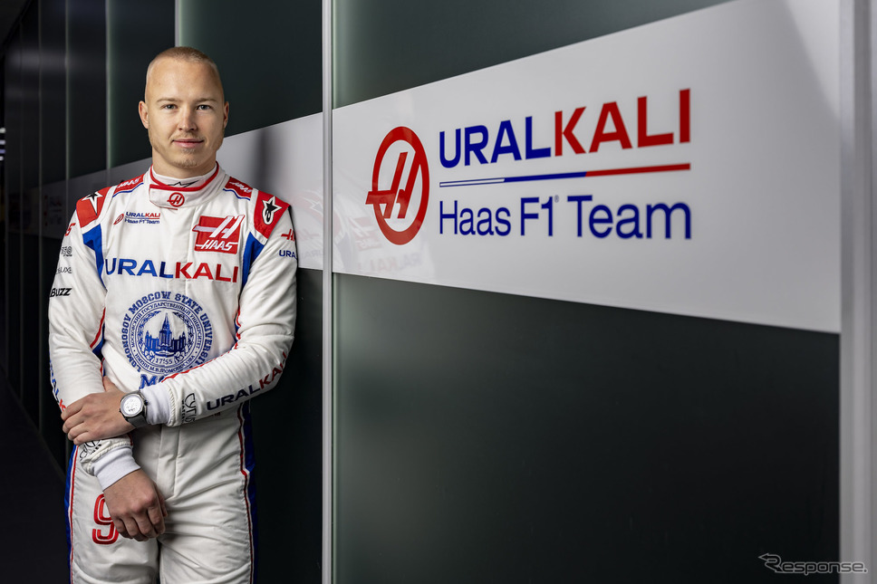 ハースのレースシートを失ったニキータ・マゼピン(2月のバルセロナテスト以前に撮影された写真)。《Photo by Haas F1 Team》