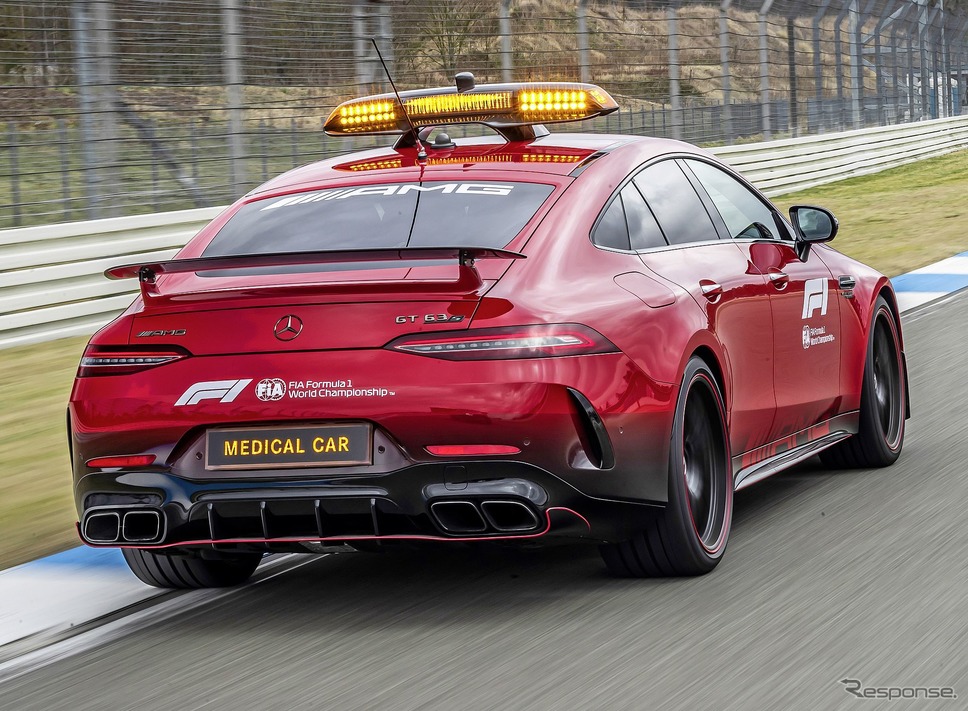 メルセデスAMG GT 63S 4MATIC+のF1メディカルカー《photo by Mercedes-Benz》