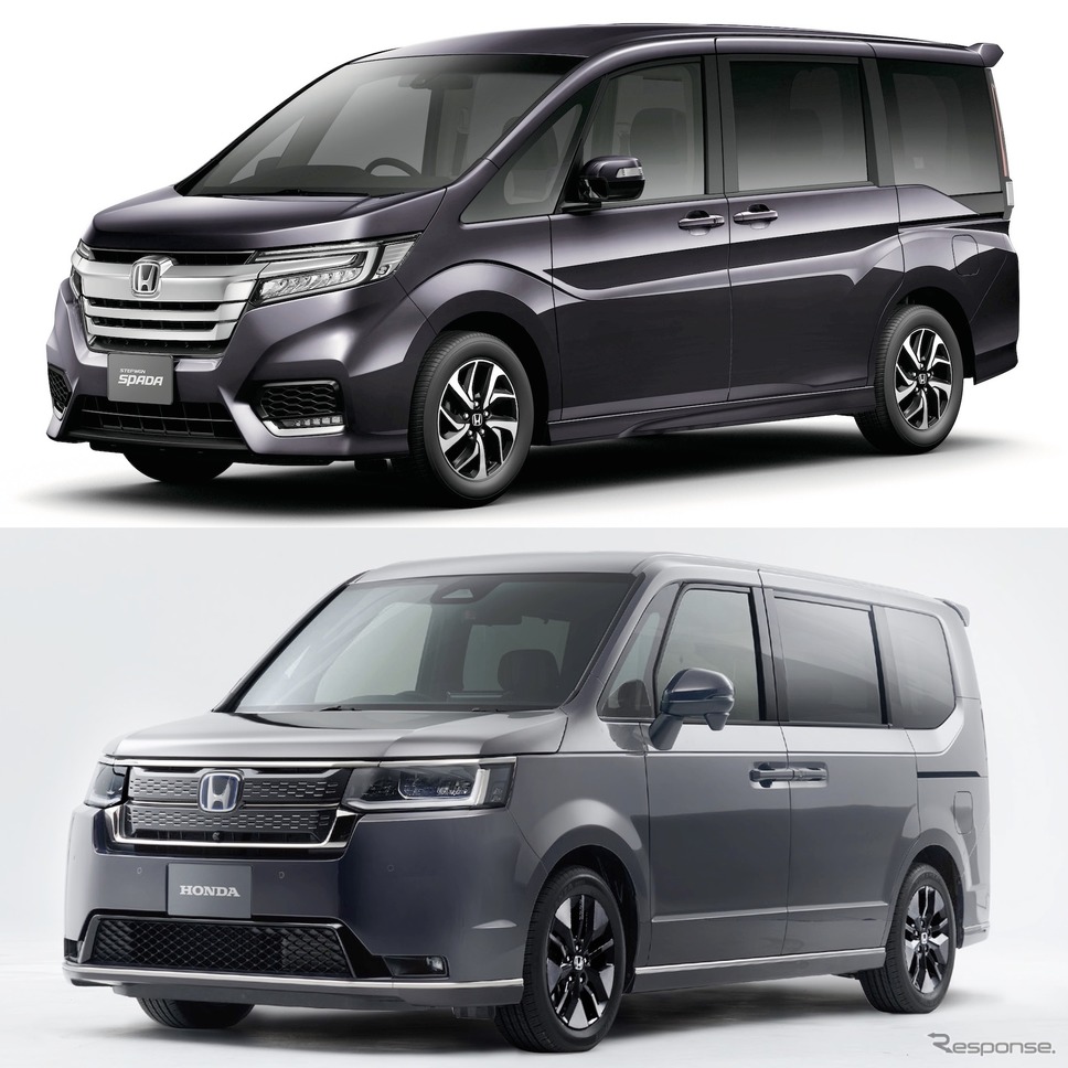 ホンダ・ステップワゴンスパーダ旧型/新型《写真提供 ホンダ》