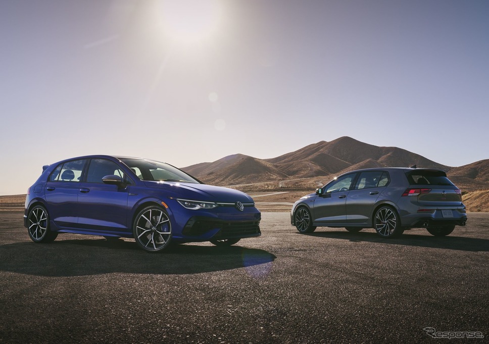フォルクスワーゲン・ゴルフ R 新型と ゴルフ GTI 新型《photo by VW》
