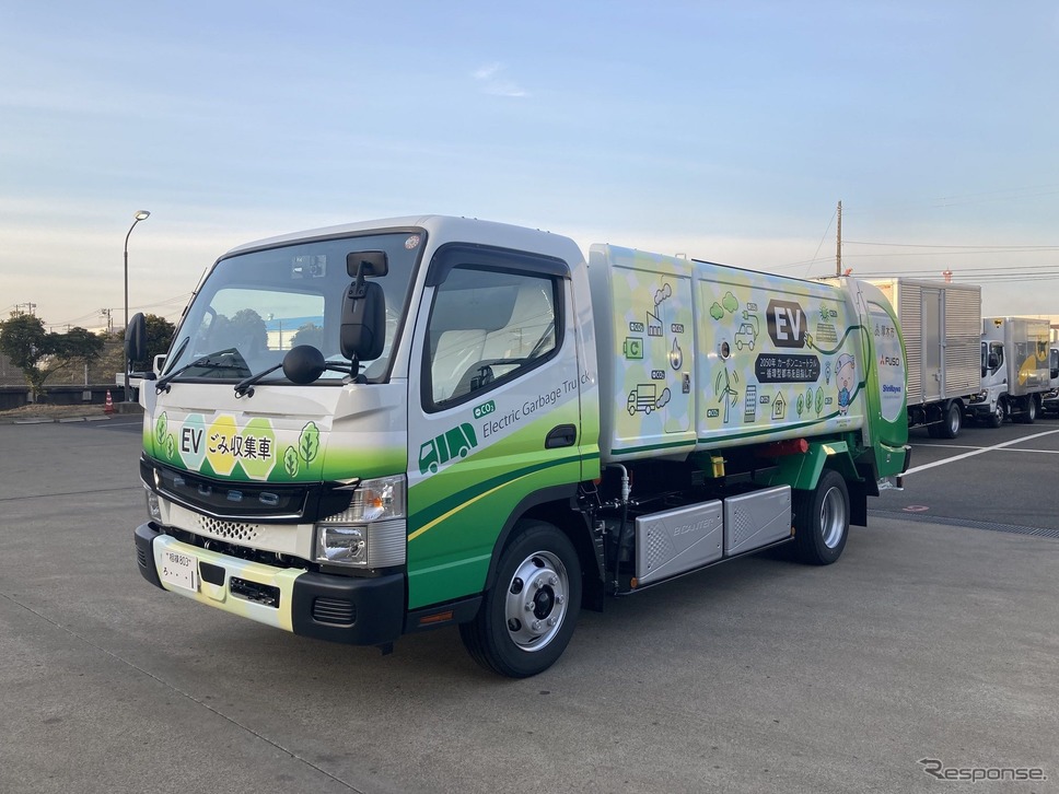 神奈川県厚木市がEVごみ収集車を導入：実証実験へ三菱ふそうトラック・バス 広報部