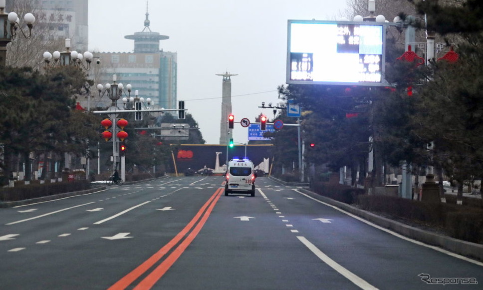 ロックダウンされた中国・長春市(3月14日)《Photo credit should read Feature China/Future Publishing via Getty Images/ゲッティイメージズ》