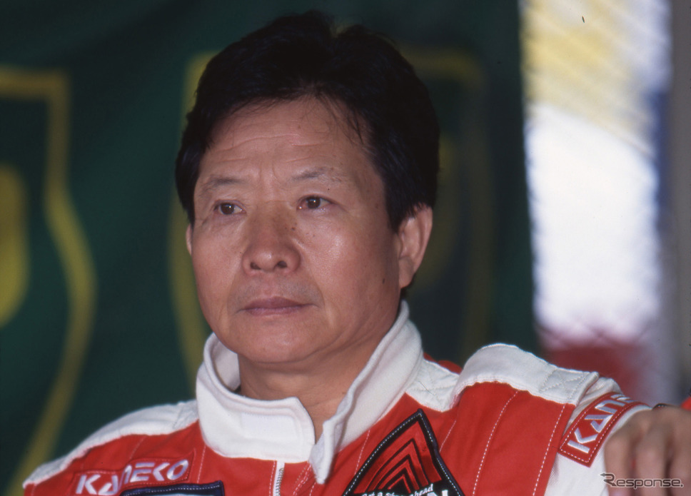 四輪現役時代の高橋国光さん(1996年とされる写真)。《Photo by Honda》