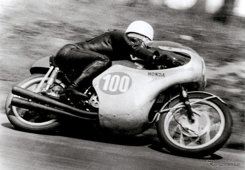 1961年WGP西ドイツGP参戦時とされる写真。《Photo by Honda》