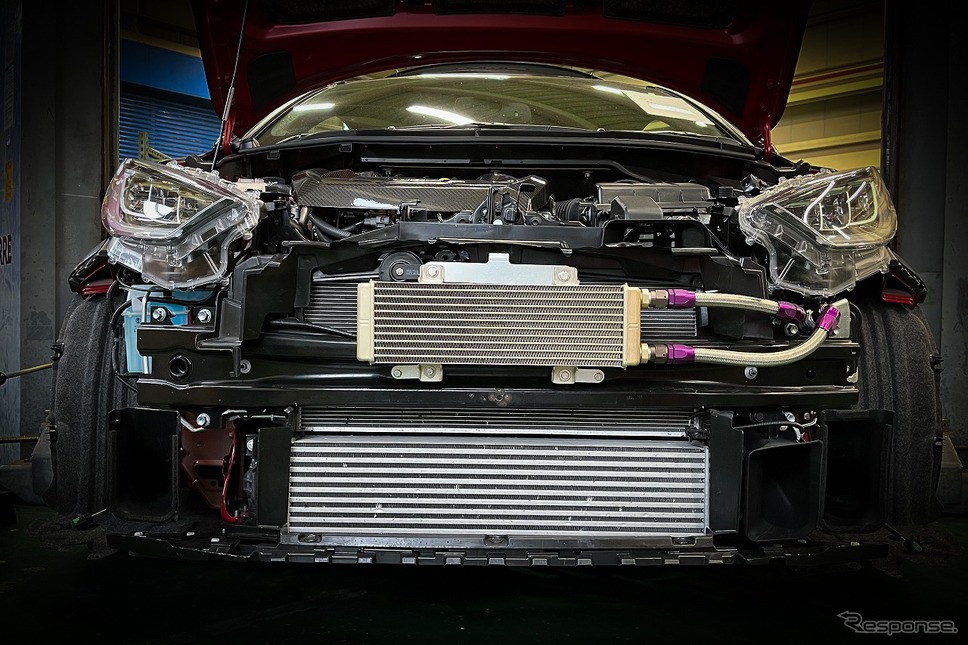 HKS GRヤリス用オイルクーラーキット《写真提供 HKS》