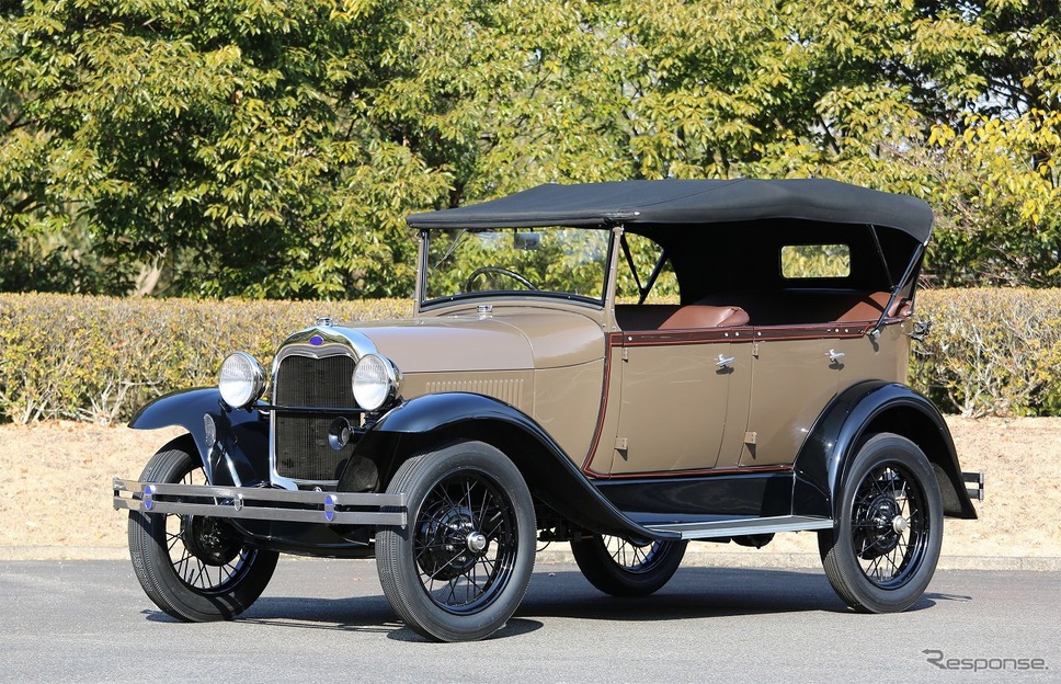 フォード モデルA（日本製　1929年）《写真提供 トヨタ博物館》