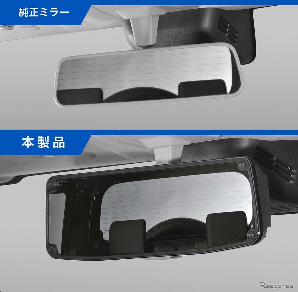 ジムニー/ジムニーシエラ専用リヤビューミラー&カバー《写真提供 カーメイト》