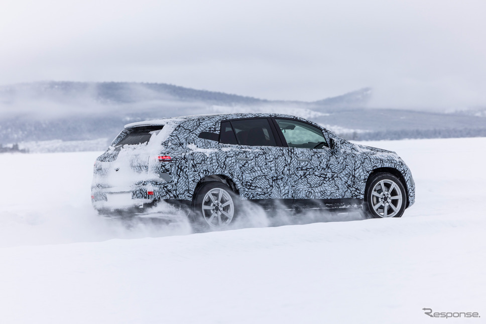 メルセデスベンツ EQS SUV のプロトタイプ《photo by Mercedes-Benz》