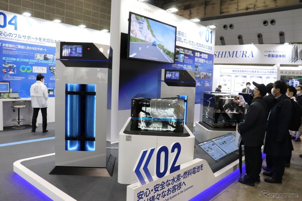 トヨタ自動車（水素・燃料電池展2022）《写真撮影 中尾真二》