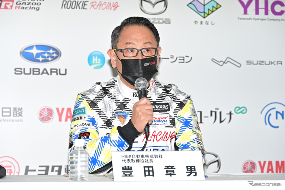 トヨタの豊田章男社長《写真撮影 雪岡直樹》