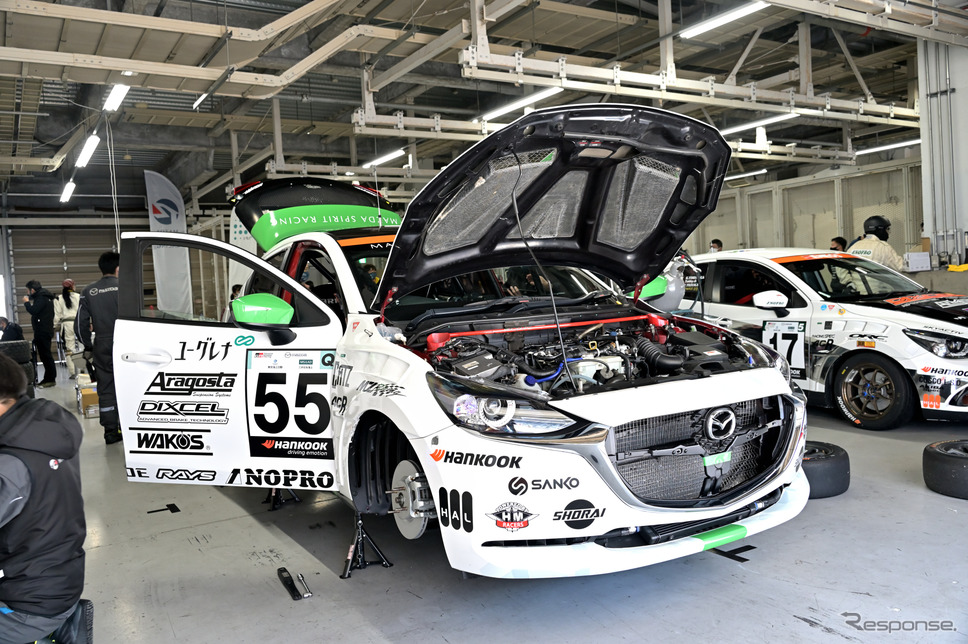 MAZDA SPIRIT RACING MAZDA2 Bio concept《写真撮影 雪岡直樹》