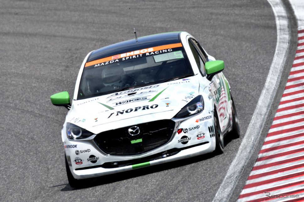 55号車 MAZDA SPIRIT RACING MAZDA2 Bio concept《写真撮影 雪岡直樹》
