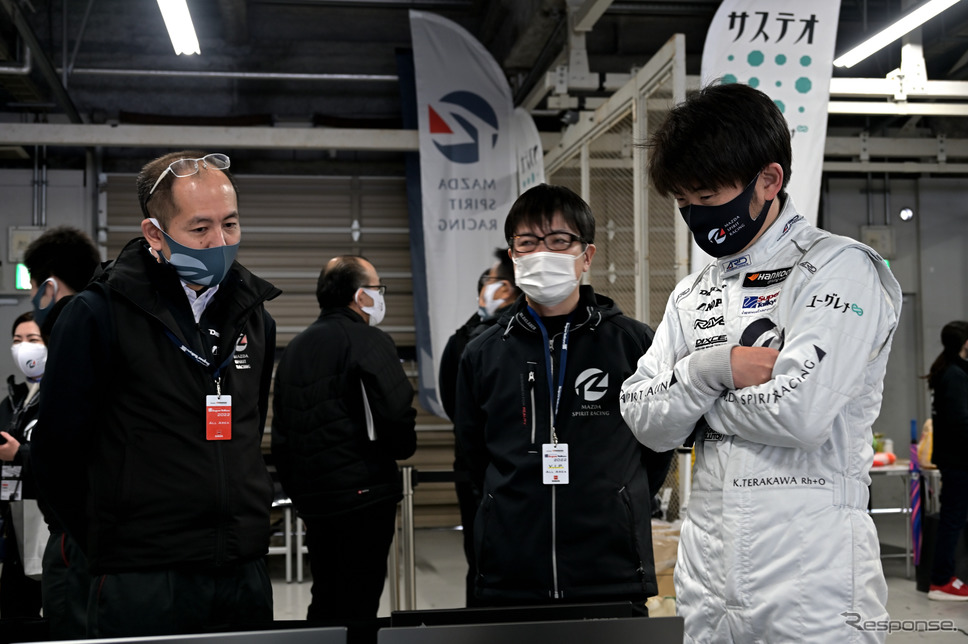 55号車 MAZDA SPIRIT RACING MAZDA2 Bio concept《写真撮影 雪岡直樹》