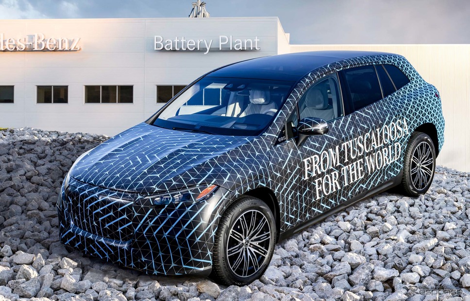 メルセデスベンツ EQS SUV のプロトタイプ《photo by Mercedes-Benz》