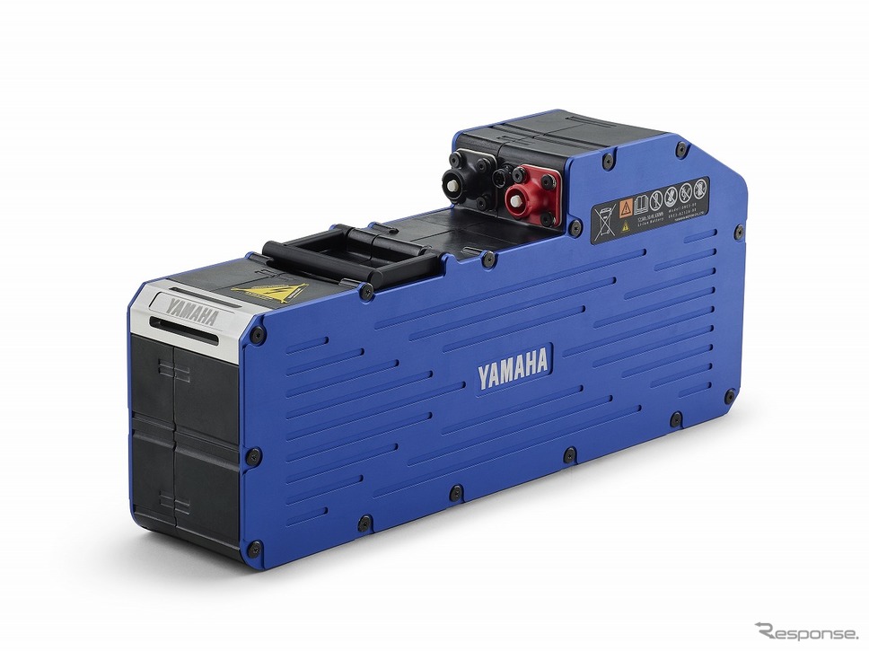 新開発の軽量バッテリー《写真提供 ヤマハ発動機》