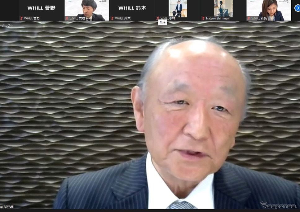 KMGホールディングス株式会社代表取締役会長兼社長 城戸崎健二氏。《写真提供 WHILL》