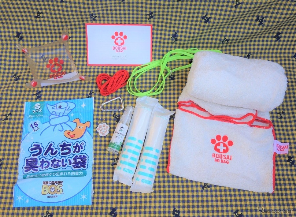 避難グッズがセットになっているものも《写真 青山尚暉》
