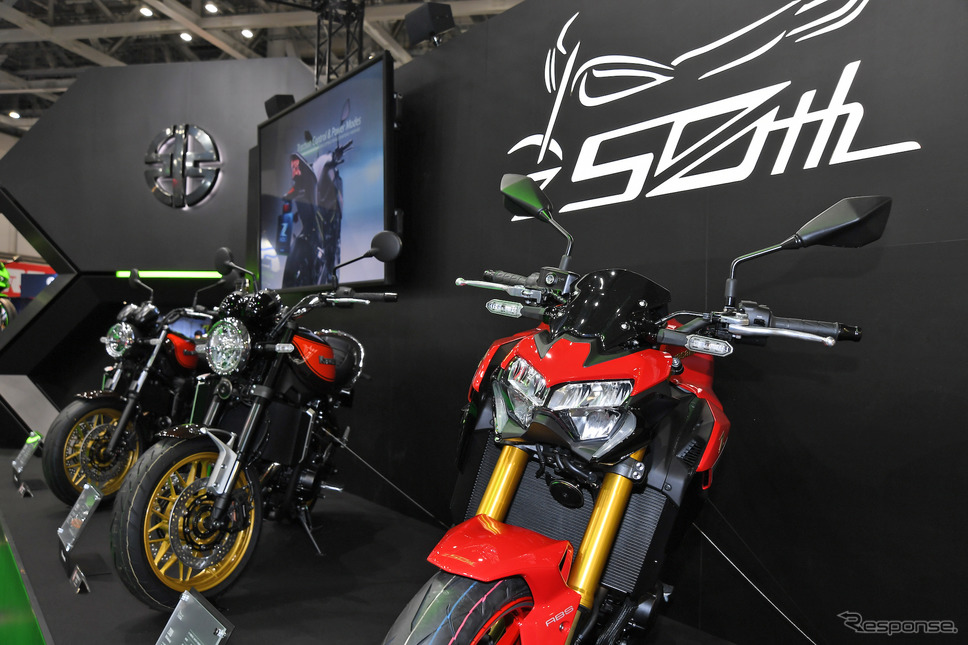 カワサキZ 50thアニバーサリーモデル(東京モーターサイクルショー2022)《写真撮影 安藤貴史》