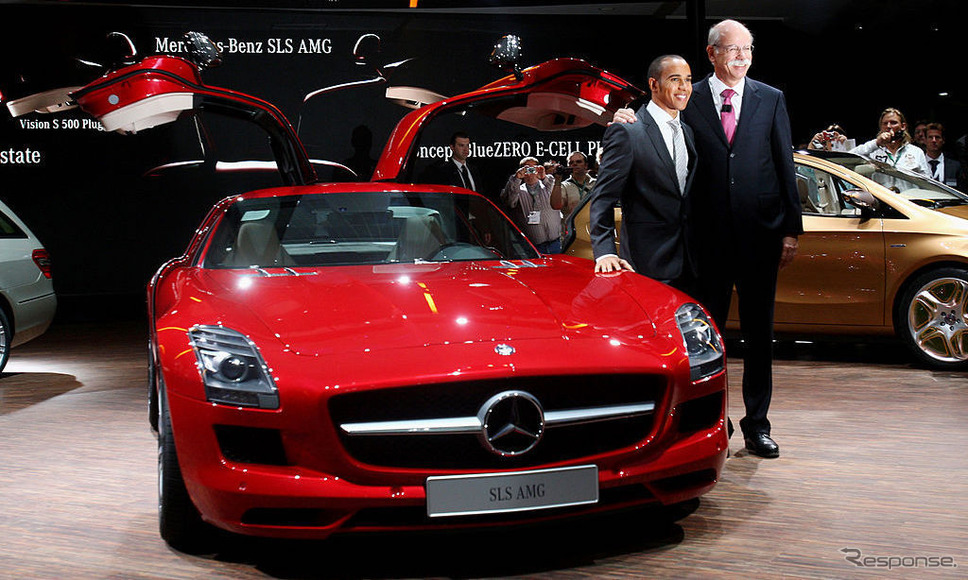 メルセデスベンツSLS AMG（フランクフルトモーターショー2009）《Photo by Miguel Villagran/Getty Images News/ゲッティイメージズ》