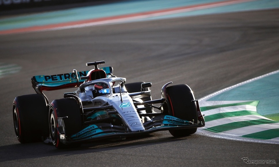 F1のチームはメルセデスAMGペトロナス・モータースポーツだ(2022年)《photo by Mercedes-Benz》