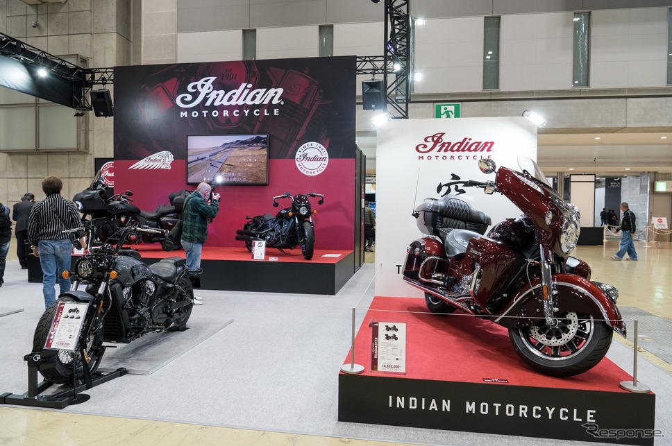 インディアン インディアンブース(東京モーターサイクルショー2022)《写真撮影 成瀬陽介》
