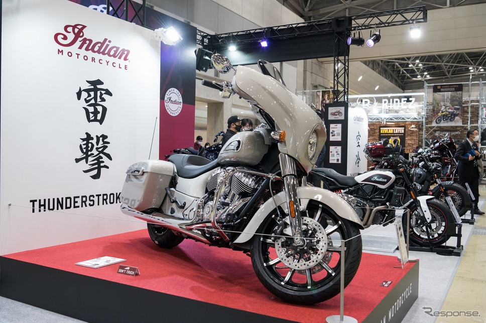 インディアン チーフテンリミテッド(東京モーターサイクルショー2022)《写真撮影 成瀬陽介》
