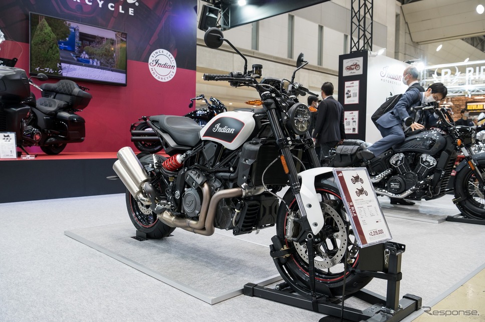 インディアン FTR S(東京モーターサイクルショー2022)《写真撮影 成瀬陽介》