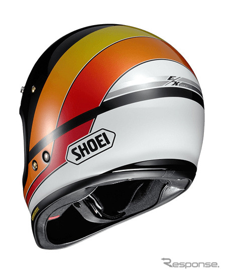 SHOEI EX-ゼロ EQUATION(ブラック/ホワイト)《写真提供 SHOEI》