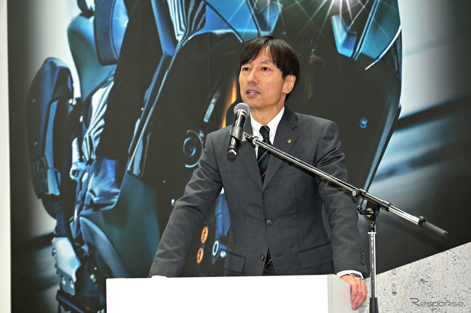 ヤマハ発動機販売 石井謙司 代表取締役社長(東京モーターサイクルショー2022)《写真撮影 雪岡直樹》