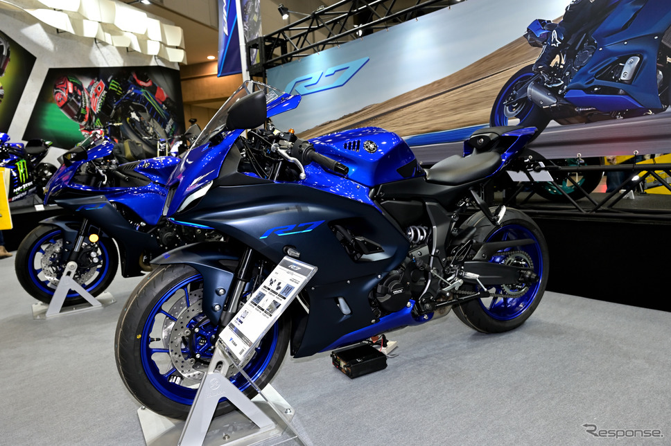ライディング・アカデミーやリアルイベントで、新たなバイクユーザーの受け皿となる。写真はヤマハ YZF-R7(東京モーターサイクルショー2022)《写真撮影 雪岡直樹》