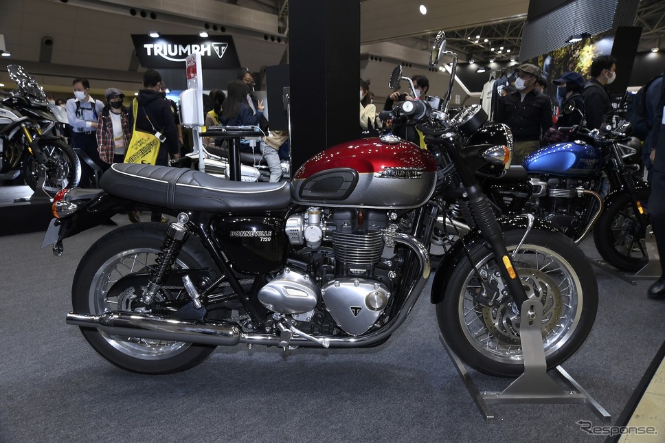 トライアンフ ボンネビルT120(東京モーターサイクルショー2022)《写真撮影 安藤貴史》