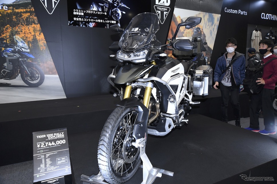 トライアンフ タイガー1200ラリーエクスプローラー(東京モーターサイクルショー2022)《写真撮影 安藤貴史》