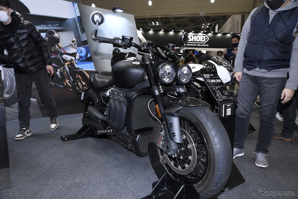 トライアンフ ロケット3R ブラック(東京モーターサイクルショー2022)《写真撮影 安藤貴史》