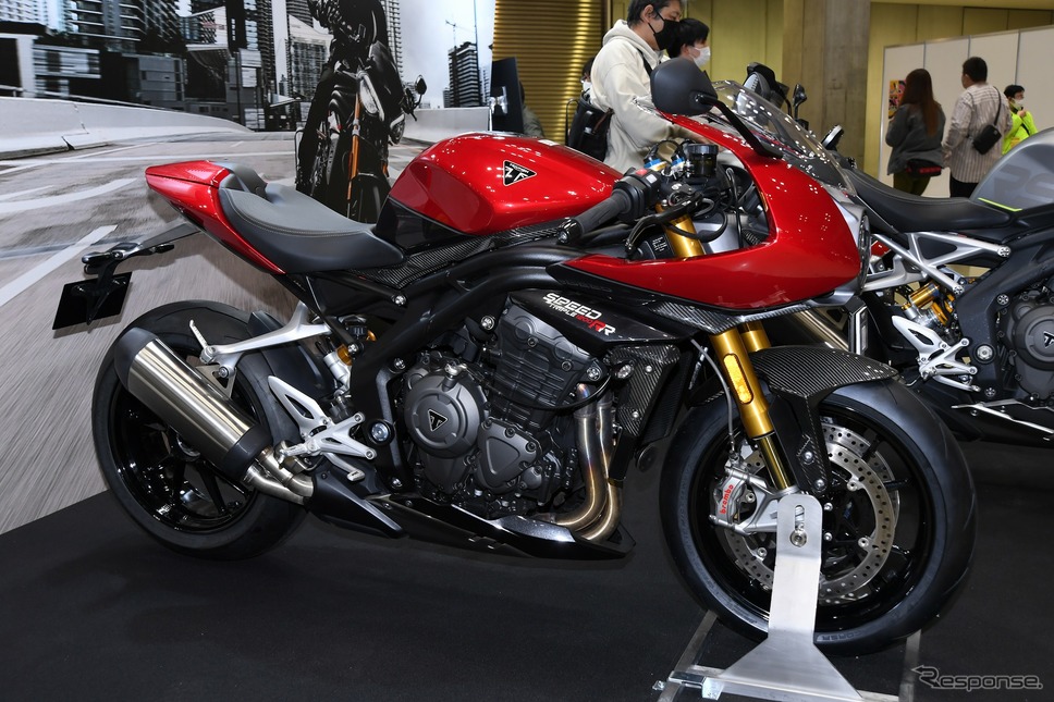 トライアンフ スピードトリプル1200RR(東京モーターサイクルショー2022)《写真撮影 安藤貴史》