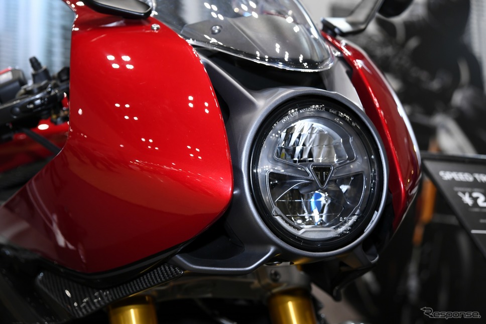 トライアンフ スピードトリプル1200RR(東京モーターサイクルショー2022)《写真撮影 安藤貴史》