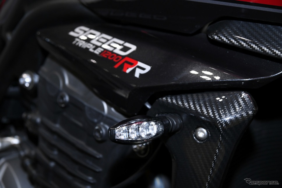 トライアンフ スピードトリプル1200RR(東京モーターサイクルショー2022)《写真撮影 安藤貴史》