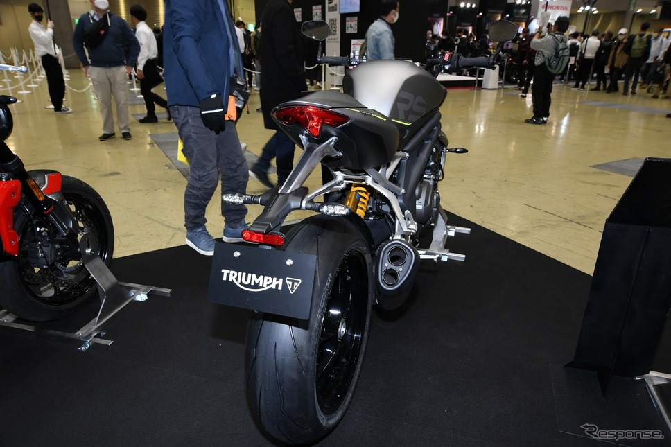 トライアンフ スピードトリプル1200RS(東京モーターサイクルショー2022)《写真撮影 安藤貴史》