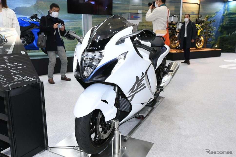 スズキ ハヤブサ(東京モーターサイクルショー2022)《写真撮影 安藤貴史》