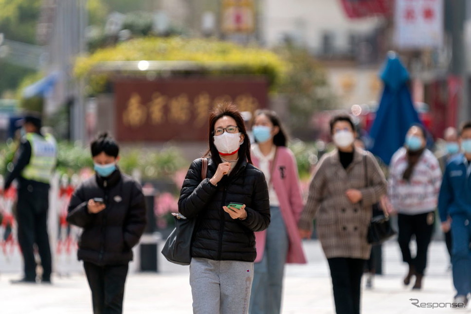 上海市内(3月28日)《Photo credit should read YU RUWEN/Future Publishing via Getty Images/ゲッティイメージズ》