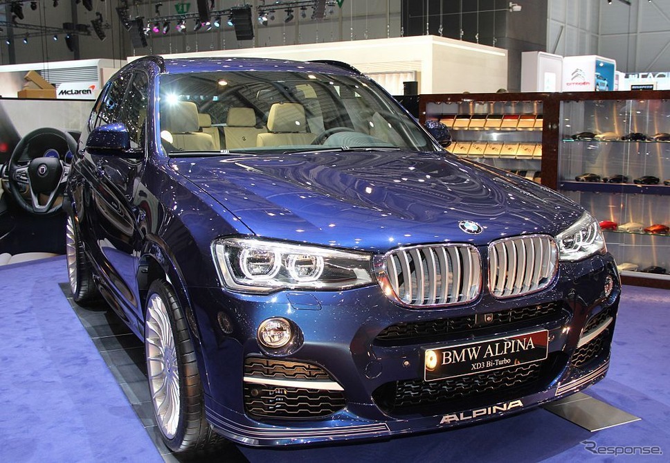 BMWアルピナXD3(ジュネーブモーターショー2016)《Photo by Fatih Erel/Anadolu Agency/ゲッティイメージズ》