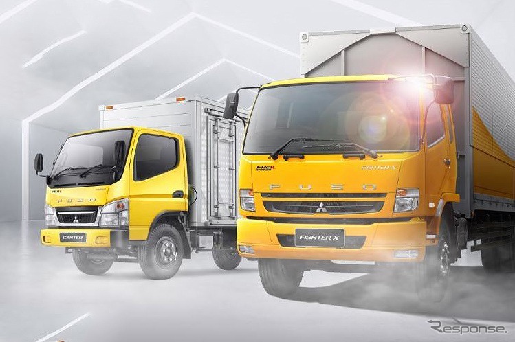 「ユーロ4」に準拠するインドネシア市場向け小型・中型トラックの新ラインアップを公開《写真提供 三菱ふそうトラック・バス》
